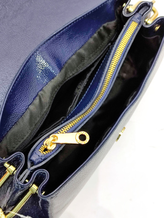 Сумка-багет Di Gregorio gr8745 naplak blu oro