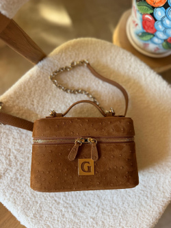 Мини-боулер Gironacci gir0512 nabuk safari/vitello cuoio/legno