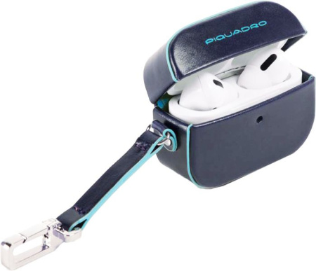 Чехол для наушников AirPods Pro Piquadro Blue Square AC5308B2/BLU2