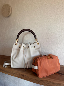 Сумка-тоут Gironacci gir3462 vitello soft/venere off white