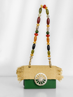 Мини-сэтчел Jadise Lily Straw jds081310-19 verde