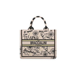 Тоут-шоппер Braccialini Queen B18590-TY 3274 tessuto/polisynt love