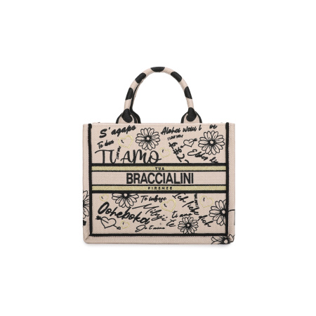 Тоут-шоппер Braccialini Queen B18590-TY 3274 tessuto/polisynt love