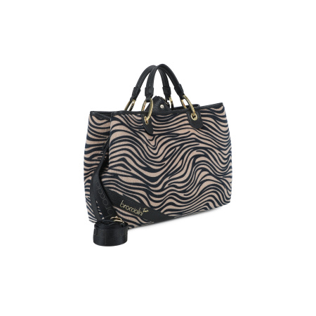 Шоппер Braccialini Beth Animalier B18570-YY O03 polisynt zebra