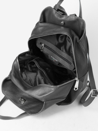 Рюкзак Di Gregorio gr1181 vitello nero argento