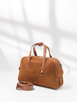 Сумка-боулер Curanni cu9832 scamosciato/nubuk cuoio