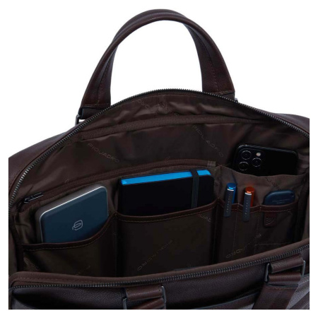 Портфель Piquadro Paavo CA4098S122/TM темно-коричневый натур.кожа