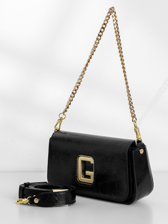 Сумка-багет Gironacci gir2290 naplak/calf nero/lilla