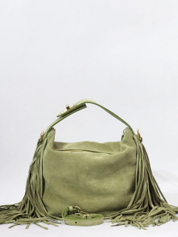 Мини-хобо Claudia Firenze cl11379 camoscio verde