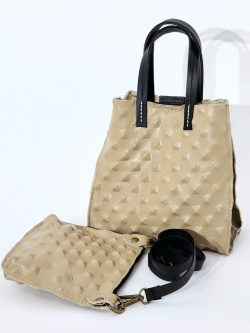 Мини-шоппер Steffalini st1248 vitello taupe