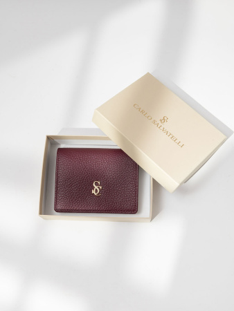 Кошелек Carlo Salvatelli cs161 gemma bordo