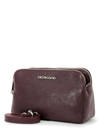 Сумка-багет Di Gregorio gr8798 vitello bordo argento