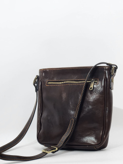 Вертикальная сумка Steffalini st1219 vacchetta marrone