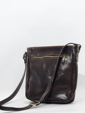 Вертикальная сумка Steffalini st1219 vacchetta marrone