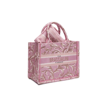 Тоут-шоппер Braccialini Queen B18420-TC 3258 tessuto/polisynt fiori