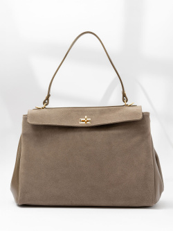 Сумка-тоут Steffalini st1323 vitello/camoscio taupe