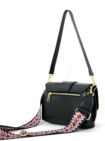 Сумка-багет Steffalini st1139 vitello nero v3