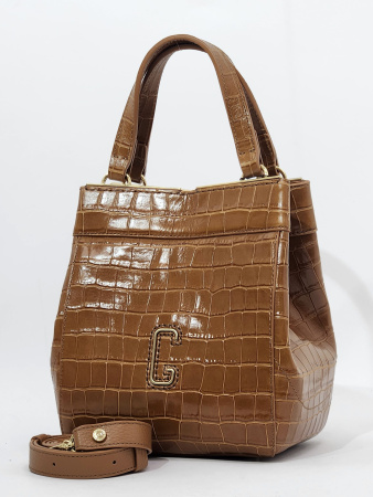 Мини-шоппер Gironacci gir3430 rico lux/vitello cuoio/legno