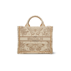 Тоут-шоппер Braccialini Queen B18420-TC F23 tessuto/polisynt farfalle
