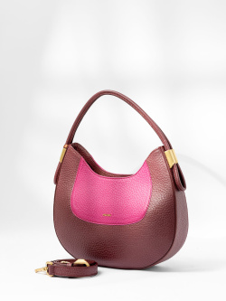 Сумка-седло Arcadia ar8602 zodiaco 2 vinaccia/magenta