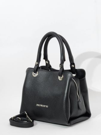 Сумка-тоут Di Gregorio gr2986 vitello nero argento