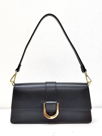 Сумка-багет Steffalini st1033 vitello/calf nero