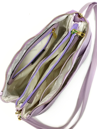 Клатч Di Gregorio gr3278 vitello lilla oro