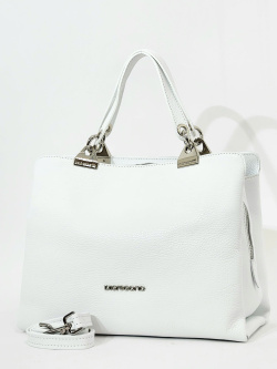 Сумка-тоут Di Gregorio gr1987 vitello bianco argento