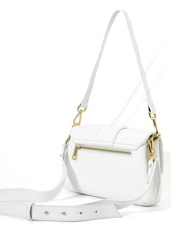 Сумка-багет Steffalini st1139 vitello bianco v2