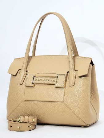 Сумка-тоут Carlo Salvatelli cs720 cervino nocciola