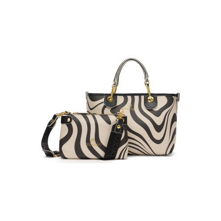 Тоут-шоппер Braccialini Beth Print B17941-YY 3244 polisynt zebra slime