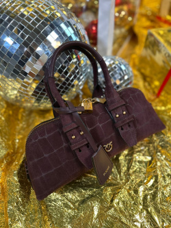 Сумка-боулер Pinko 5BPDB105334A2YW rosso mogano