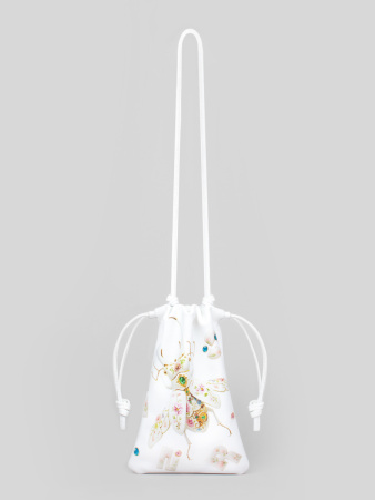 Сумка для телефона Curanni cu2588 vitello farfor bianco