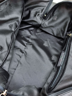 Дорожная сумка Di Gregorio gr133 vitello nero argento