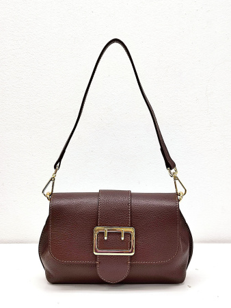 Сумка-багет Steffalini st1139 vitello cioccolato v1