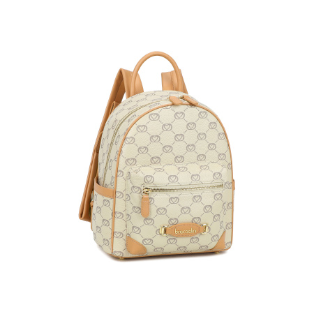 Рюкзак Braccialini Monogram B19054-PP 305 pelle beige