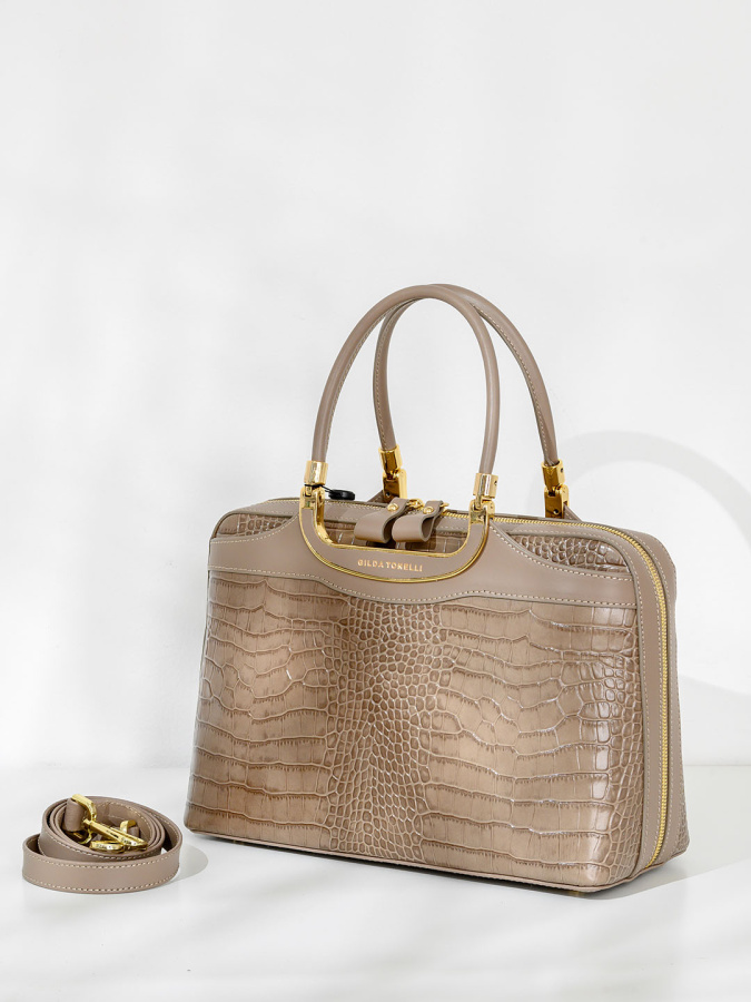 Сумка-боулер Gilda Tonelli gt5252 s.brunello tortora