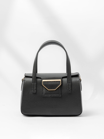 Сумка-боулер Gironacci gir3132 vitello/calf nero/cuoio