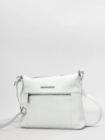 Сумка Di Gregorio gr9142 vitello bianco argento