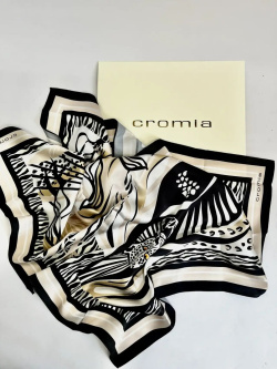 Платок Cromia cr_fou0368 bianco/nero