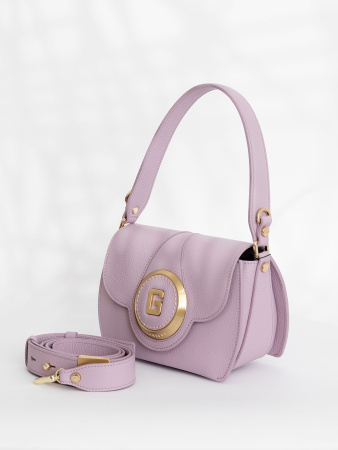 Мини-сэтчел Gironacci gir3220 vitello/calf lilla/pistacchio
