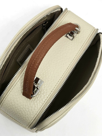 Сумка-боулер Sara Burglar sb172 asia bufalo run beige/cuoio