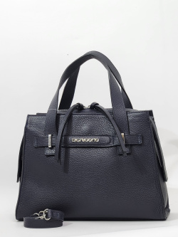 Сумка-тоут Di Gregorio gr1997 vitello blu argento