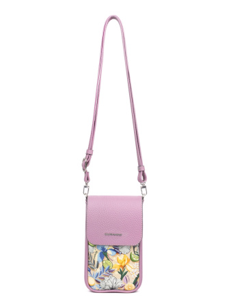 Сумка для телефона Curanni cu2562 vitello fresco lilla