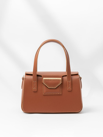 Сумка-боулер Gironacci gir3132 charme/calf cognac/cuoio