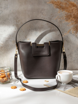 Сумка-тоут Gironacci gir3452 vitello soft/venere t.moro