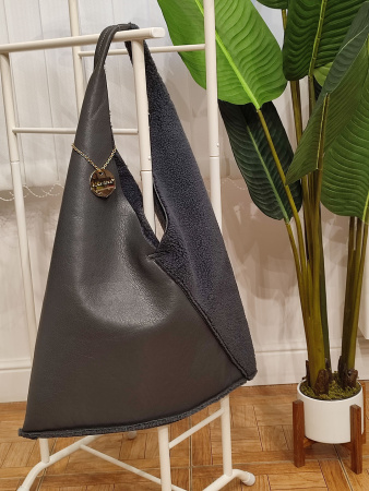 Сумка-хобо Alex Max am002 grey