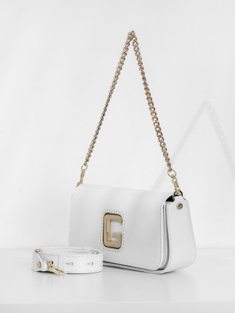 Сумка-багет Gironacci gir2290 naplak/calf bianco/viola