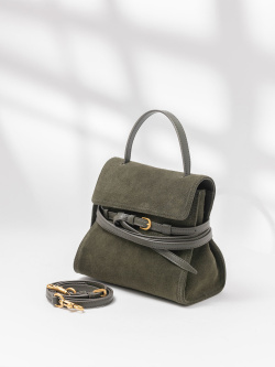 Сэтчел Steffalini st7001 scamosciato verde