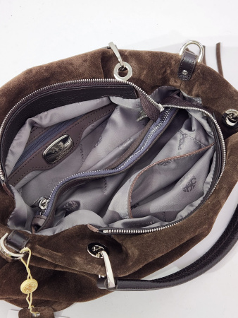 Сумка-тоут Curanni cu2567 camoscio cioccolato